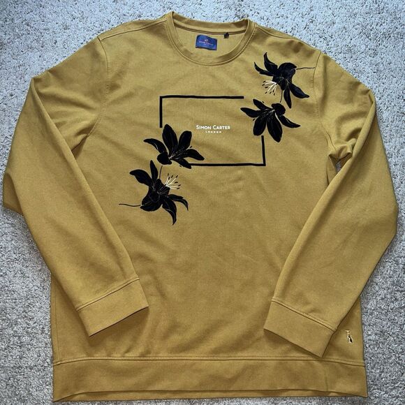 NWOT Simon Carter London Men’s Lily’s Sweatshirt Crewneck 2XL  MSRP $3300 - Picture 2 of 9
